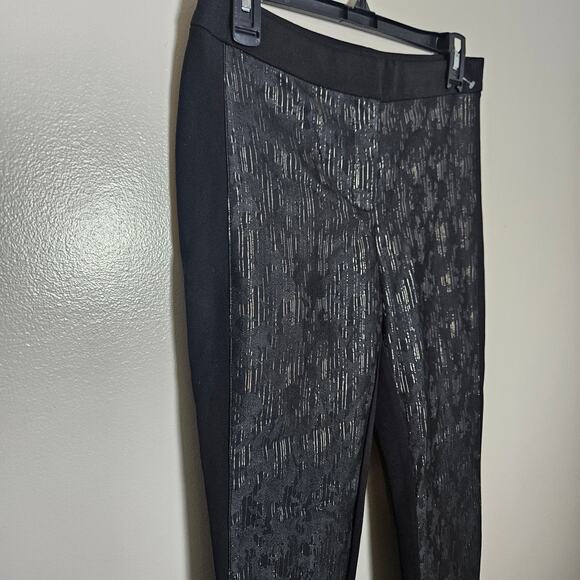White House Black Market The Skinny Metallic Pants Sz 2 - Picture 4 of 13